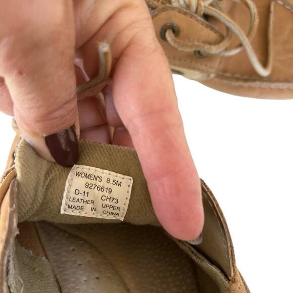 Sperry women’s size 8.5 leather top sider slip on shoes - Picture 6 of 10